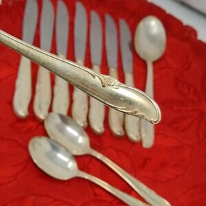 11X Tsp International Rogers Stainless Silverware LAWNCREST Teaspoons